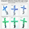 ATYUSVIC Tree of Life Resin Mold with Cross, Holographic Epoxy