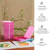 10pcs Cateared Trabricks, 2-in-1 Stackable Diamond Art Trays with Lids,