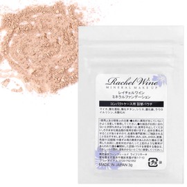 Mineral Foundation Refill Pouch, Natural, 0.1 oz (3 g), For Compact Use, SPF27 PA+++, Skin-friendly, Sensitive Skin, Oily Skin, Dry Skin, Fund Foundation, Mineral Powder, Rachelwine