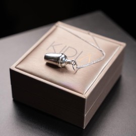 Kidia Double Jigger - Double Cocktail Measuring Cup with - 304 Stainless Steel with Chrome Plating, Silver Middle Ring - Professional Bartender Drinks Pourer & Dispenser Mixing Accessories, Stainless