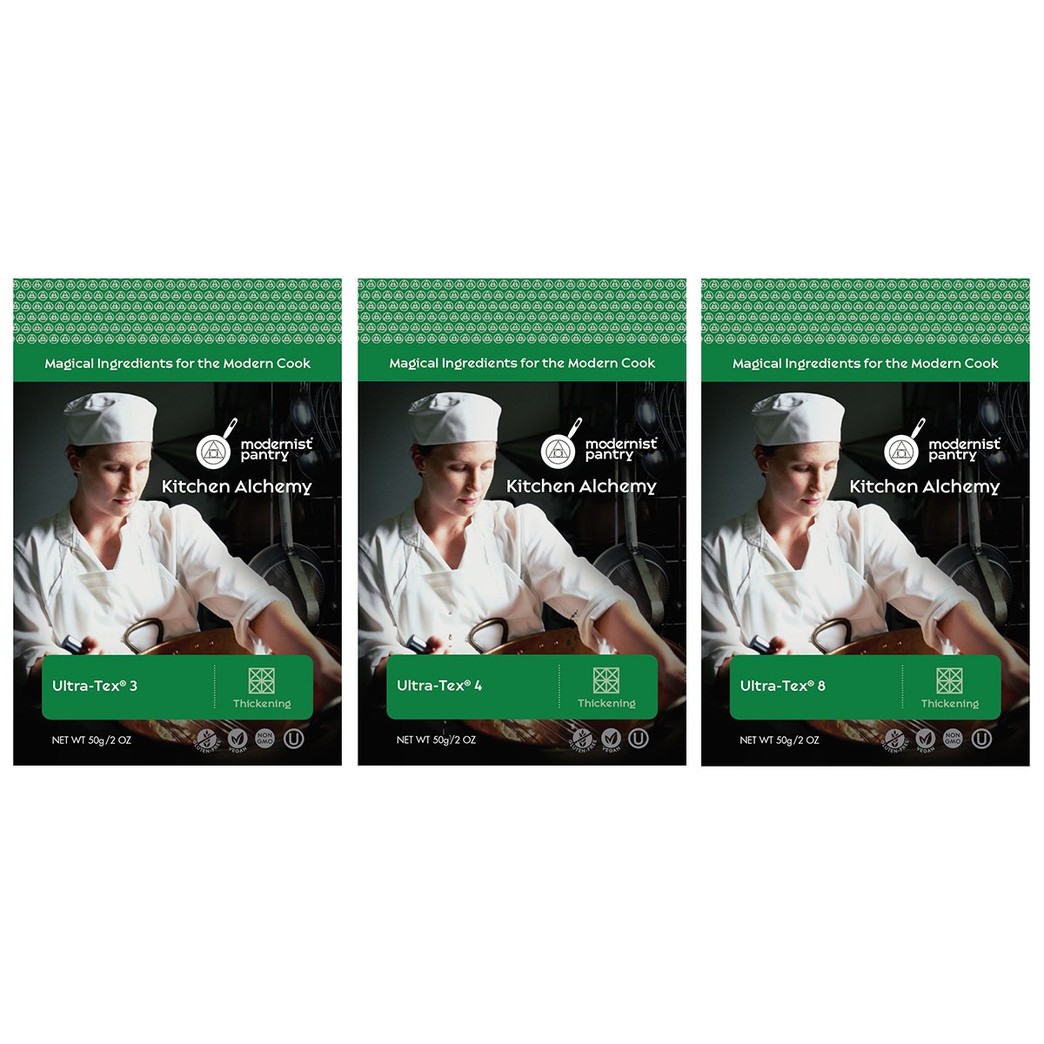 Ultra-tex Value Pack (Ultra-tex 3 + Ultra-tex 4 + Ultra-tex 8) ⊘ Non-GMO ❤ Gluten-Free ☮ Vegan ✡ OU Kosher Certified - 150g/6oz