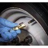 Sealey Compact Tyre Inflator with Pressure Guage and Clip-On Connector,
