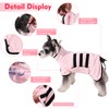 Poseca Dog Bathrobe, Super Absorbent Drying Coat, Robe Towel with