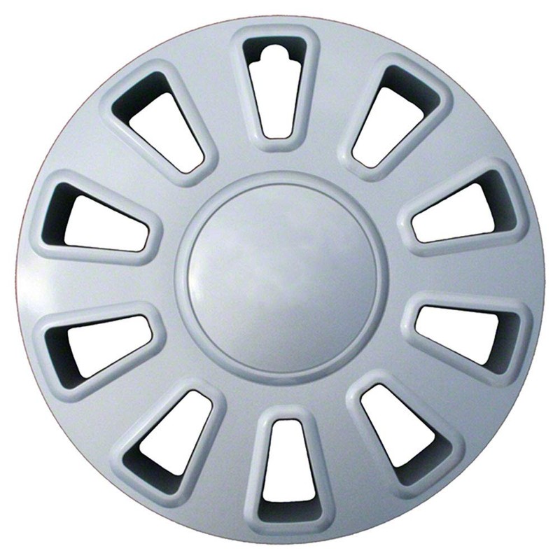 Brighter Design Set of 4 17" Silver 10 Spoke Hubcaps