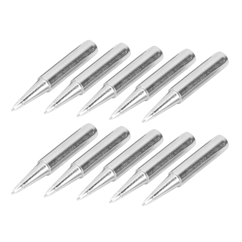 10pcs Lead Free Solder Iron Tip Set Soldering Iron Tip
