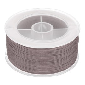 PATIKIL Nylon Cord 0.8mm x 71 Yards, Bracelet String Braided Nylon Thread Chinese Knotting Cord for Jewelry Making Beading Necklaces Blind Wind Chimes, Grey