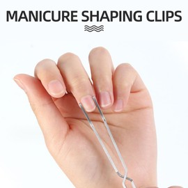 2Pcs Nail Shaping Clips Nail Art Fixing Clips Nail Pinching Manicure Shaping Clips