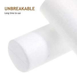 6Pcs Foam Cylinders for Modeling: Cylinder Ball Foam Bricks Craft Foam Rod Cylinder Shape Blocks for Christmas DIY Crafts Arts School Projects Supplies