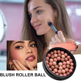 Rubor en crema, perlas de rubor ligeras, maquillaje cosmético para el rostro para rubores ruborizados y de apariencia natural