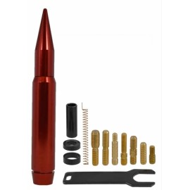 VMS RACING True Spike Anti-Theft 7 Inch Short Thick Red Bullet Antenna For Dodge Ram Trucks