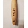 Wilton Skeletons Spatula Wooden Handle Purple Silicone 11" Long NEW