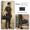 ArcEnCiel Medium Tactical Duffle Bag Men Gym Pack Molle Shoulder
