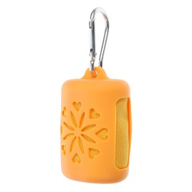 BESPORTBLE 2pcs Fast Drying Compact Sports Towel Lightweight Absorbent Travel Towel for Hiking and Camping Orange