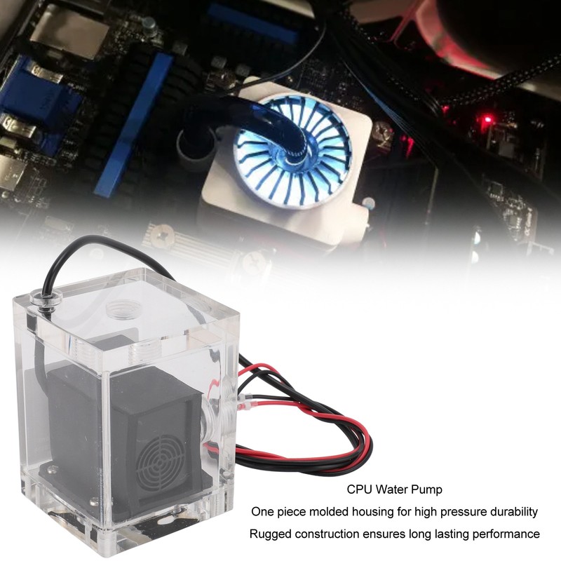 Water Cooling Pump DC 24V Double Shock Absorbers 408L/H G1/4