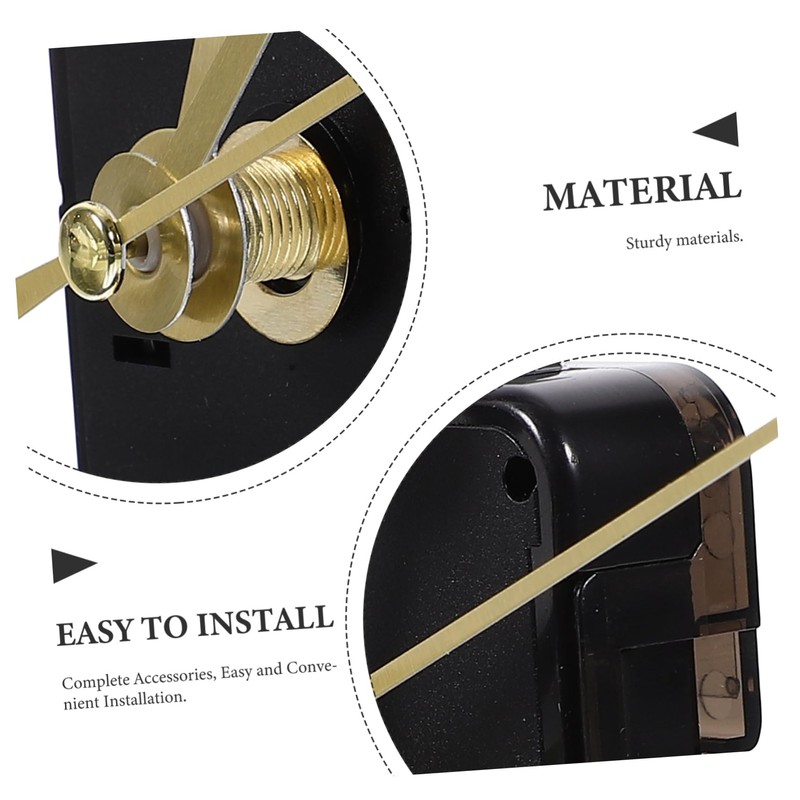 Gatuida Clock Mechanism with Replaceable Clock Hands Easy Installation Silent