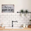 Hioni This is My Happy Place Tin Sign