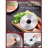 FOHERE 200W Meat Slicer Machine for Home, Electric Food Slicer