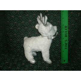 Ty Beanie Babies * SNOCAP * White DEER * Blue Eyes * MWMT *RETIRED* DOB:12/2/09