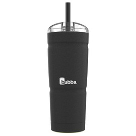 bubba Envy S Tumbler, 24 oz (709 ml), Insulated Stainless Steel Water Bottle with Straw Lid, Licorice