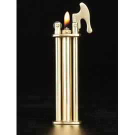 Vintage Antique Lighter,Cool Lighters, Unique Birthday Gifts for Men (Gold)
