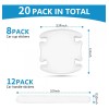 Protector Para Manija De Puerta Auto Pegatinas Coche 20pzs