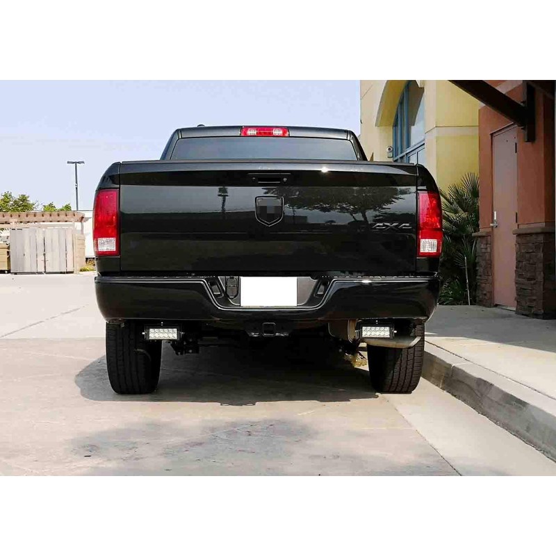 iJDMTOY Rear Bumper Mount Searchlight Reverse LED Light Bars Compatible