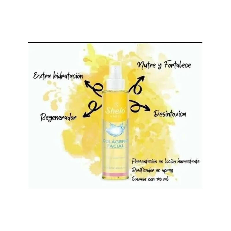 Tónico Facial Agua Rosas Mascarilla Puntos Negros Colagn