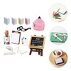 Toyvian 1: 12 Doll Doll School Supplies Dollhouse School Playset