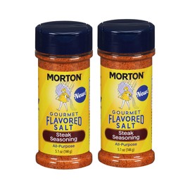 Morton Gourmet Flavored Salt Steak Seasoning (2 Pack)