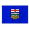 2×3 FT Alberta Flag, Medium 60×90 CM AB 100D Canada