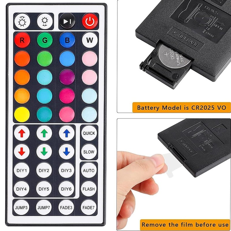 44 Key RGB LED Light Strip Remote Controller Infrared Led