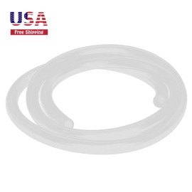 sashow Silicone Tube 1.5mm IDx3mm OD 10ft 3.05m Food Grade Flexible Pure Rubber Tubing