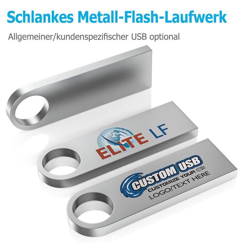 USB Stick 4GB Pack of 5, ABLAZE Mini Memory Stick