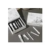 Lip Nail Tweezers Organizer Clip Stainless Portable for daily makeup
