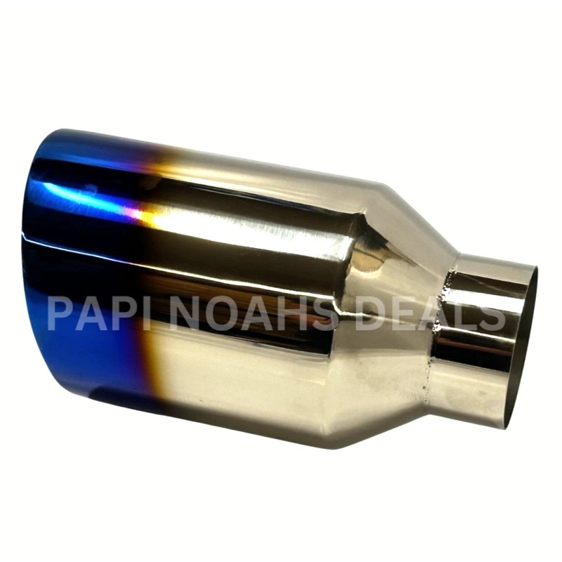 PAPI NOAHS DEALS Stainless Steel Exhaust Tip Double Wall 2.5"