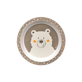 SIGIKID HoniBoni Bear rPET Plate, Brown, One Size, Brown