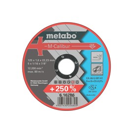 Metabo 616286000 M-Calibur Disc, 0 V, Green, 125 x 1.6 x 22.23 mm