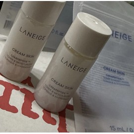 2x Laneige Skin Cerapeptide Milk Toner Moisturizer 15ml/0.5 oz Travel Mini Sz S