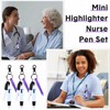 Yexiya 200 Pcs Nurse Pens Set for Badge Including Mini