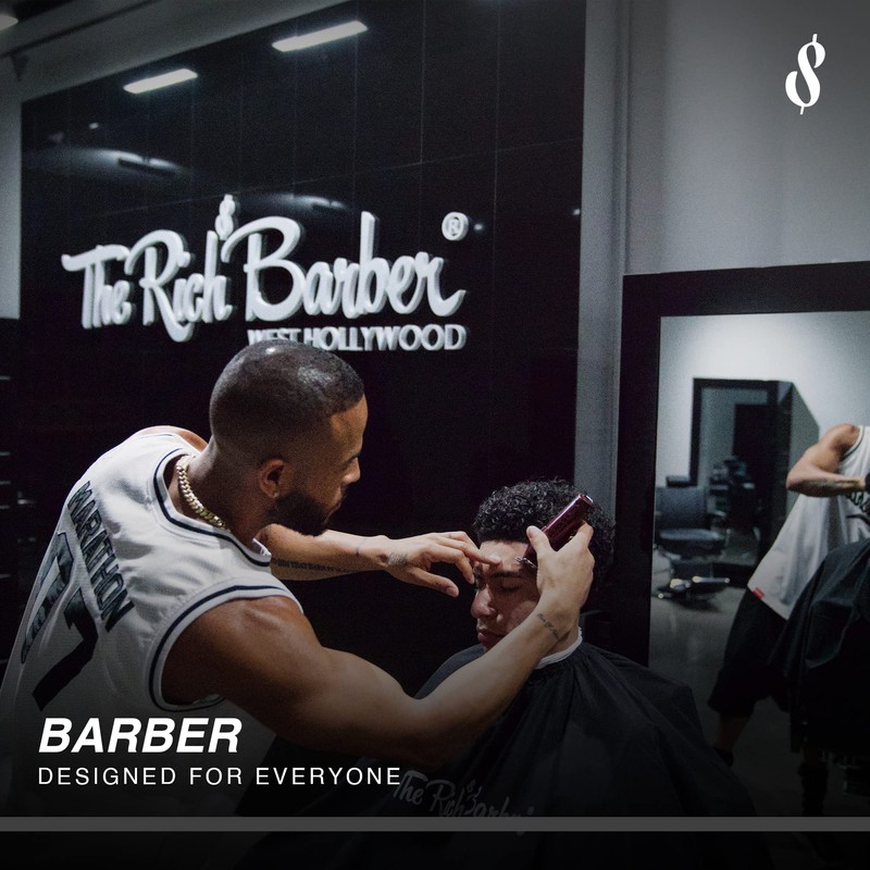 The Rich Barber Pro Barber Tools Set - Accessories Kit