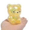 Mochi Trading Glitter Teddy Bear Gel Squishy Fidget Toy for