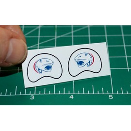 South Alabama Jaguars SA Jags Mini Football Gumball Helmets *DIECUT DECALS* Div1