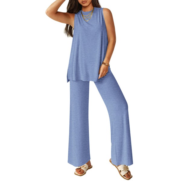 PRETTYGARDEN Women's 2 Piece Lounge Set 2025 Summer Casual Loose