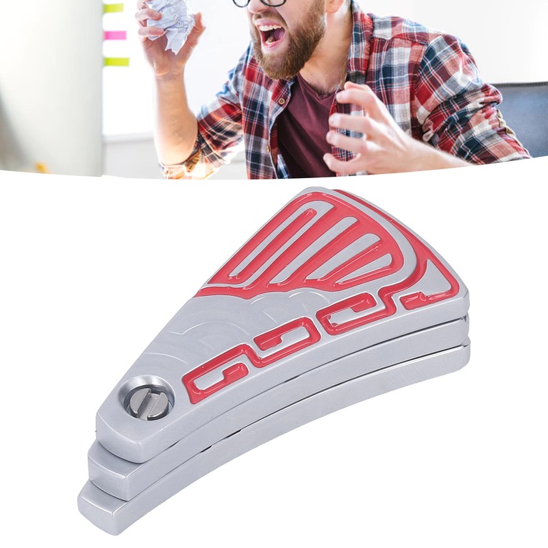 Folding Fan Shaped Magnetic Slider Haptic Toy Adult Stainless Steel