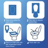 Rockland Guard Toilet Seat Cover - Flushable & Disposable Toilet