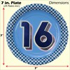 Havercamp Boys 16th Birthday Dessert Plate - 24