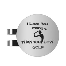 ZZHAO Golf Ball Marker with Magnetic Hat Clip, Funny Golf Accessories, Golf Gifts for Men 25 MM