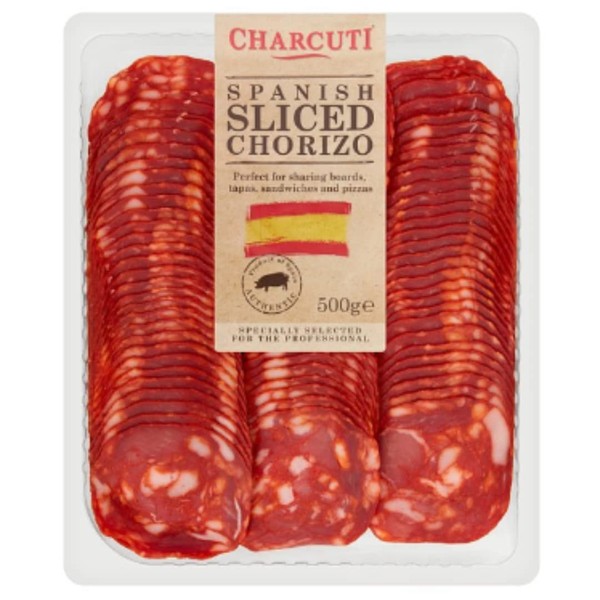 Charcuti Spanish Sliced Chorizo 500g x 1