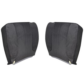 NLQR Driver and Passenger Side Bottom Seat Covers Replacement Cloth Dark Gray Compatible with Dodge Ram 1500 2500 3500 4500 5500 2003 2004 2005