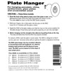 Flatirons Disc - Invisible English Disc - Adhesive Plate Hanger